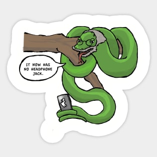 Serpent and Forbidden Fruit Sticker